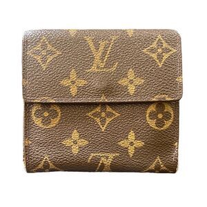 Vintage 1996 Louis Vuitton Monogram Brown Elise Wallet